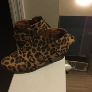 Leopard Booties-Worn Twice
